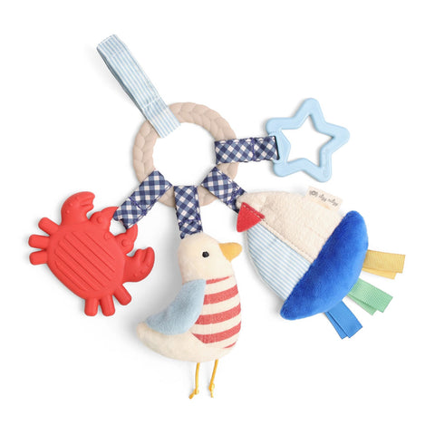 *Itzy Ritzy Bitzy Busy Ring Teething Activity Toy - Nautical