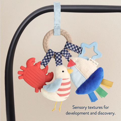 *Itzy Ritzy Bitzy Busy Ring Teething Activity Toy - Nautical