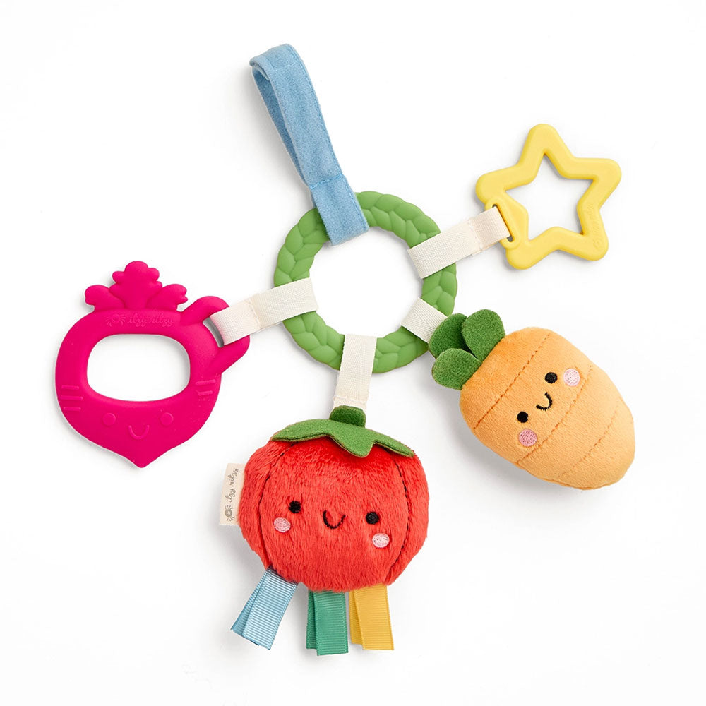 *Itzy Ritzy Bitzy Busy Ring Teething Activity Toy - Veggies