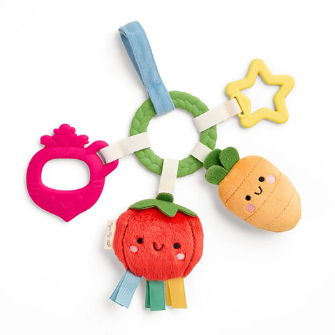 *Itzy Ritzy Bitzy Busy Ring Teething Activity Toy - Veggies