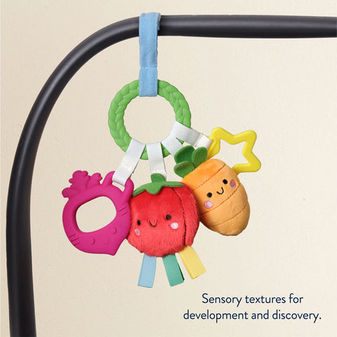 *Itzy Ritzy Bitzy Busy Ring Teething Activity Toy - Veggies