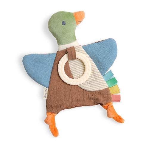*Itzy Ritzy Bitzy Crinkle Toy & Teether - Mallard Duck