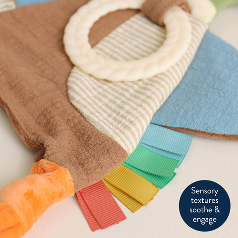 *Itzy Ritzy Bitzy Crinkle Toy & Teether - Mallard Duck