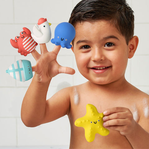 *Itzy Ritzy Itzy Bitzy Puppets Bath Toy Set - Seaside