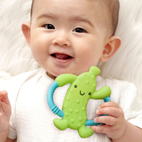 Itzy Ritzy Chew Crew Silicone Handle Teether - Parker the Pickle