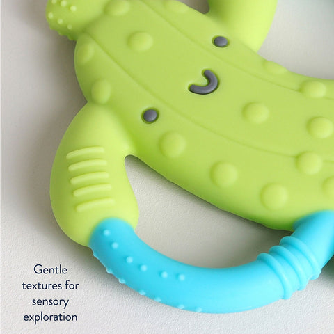 Itzy Ritzy Chew Crew Silicone Handle Teether - Parker the Pickle