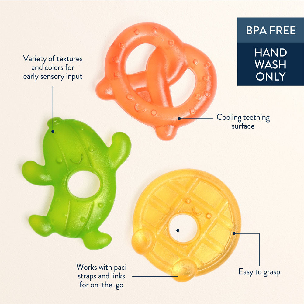 *Itzy Ritzy Cutie Coolers Teethers - Silly Foods