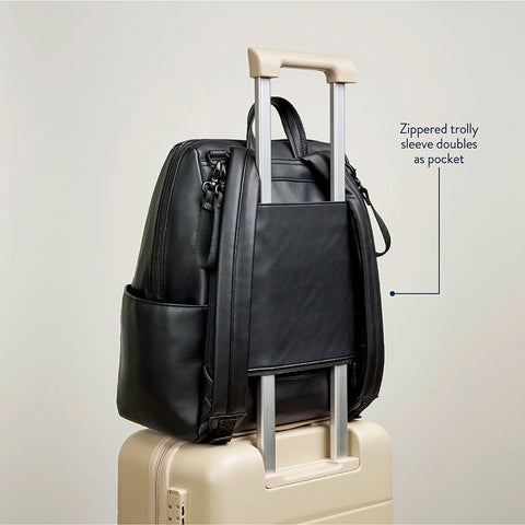 *Itzy Ritzy Eras Backpack Midi Diaper Bag - Black