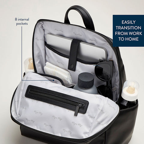 *Itzy Ritzy Eras Backpack Midi Diaper Bag - Black