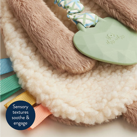 *Itzy Ritzy Itzy Lovey Plush & Silicone Teether Toy - Billie the Bunny