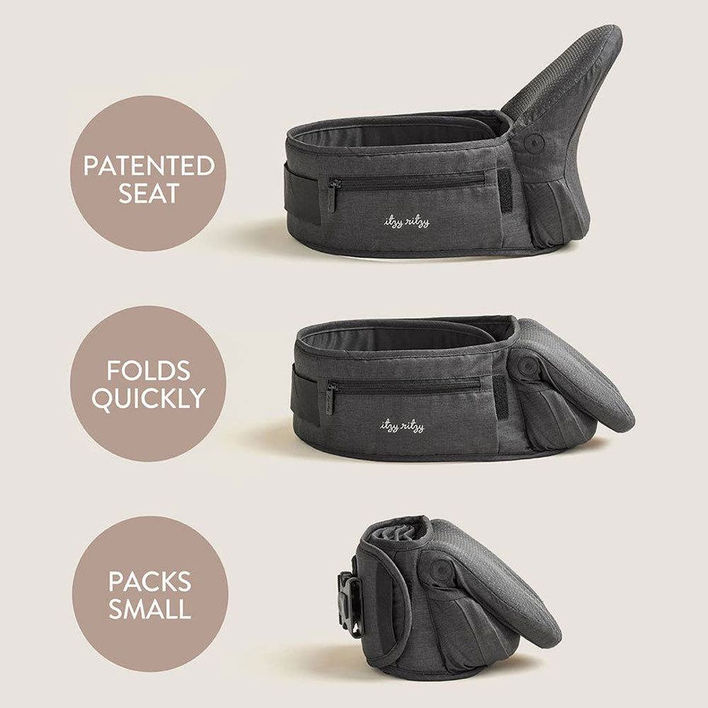 *Itzy Ritzy Hold & Fold Hip Seat Baby Carrier