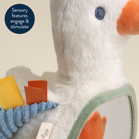 *Itzy Ritzy Itzy Bitzy Mirror Sensory Tummy Time Mirror - Gracie the Goose