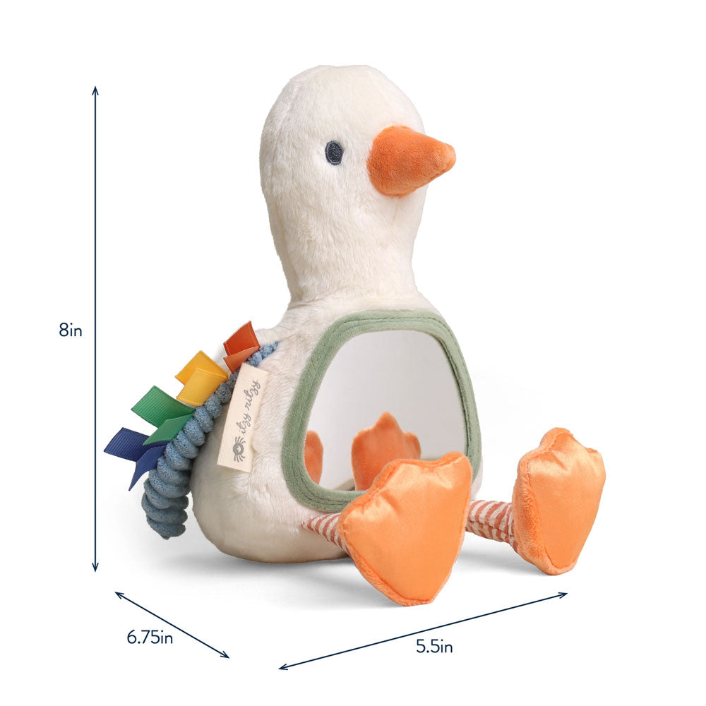 *Itzy Ritzy Itzy Bitzy Mirror Sensory Tummy Time Mirror - Gracie the Goose