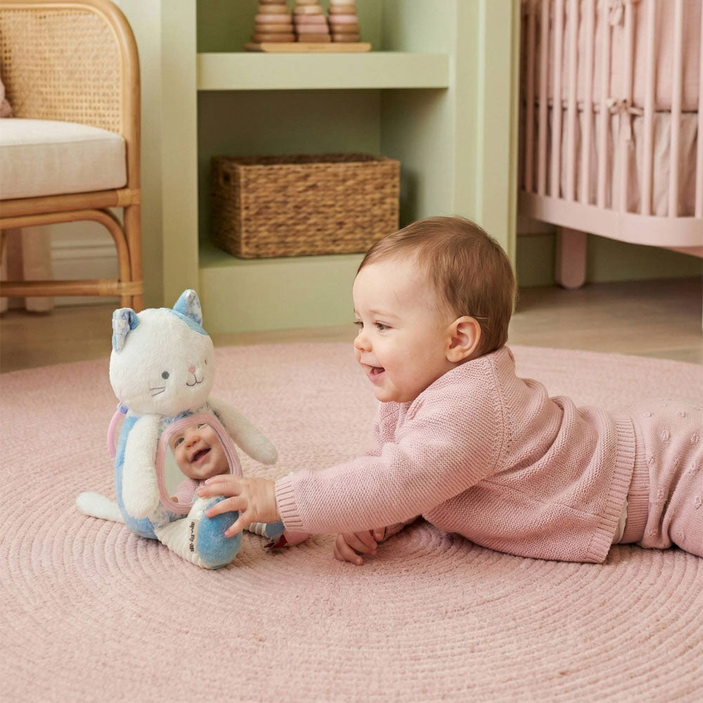 *Itzy Ritzy Itzy Bitzy Mirror Sensory Tummy Time Mirror - Kinsley the Kitty