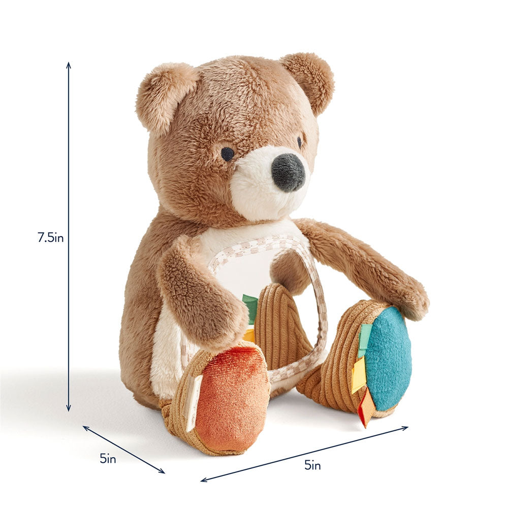 *Itzy Ritzy Itzy Bitzy Mirror Sensory Tummy Time Mirror - Theo the Bear