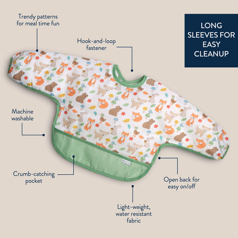 Itzy Ritzy Itzy Everywhere Bib - Woodland