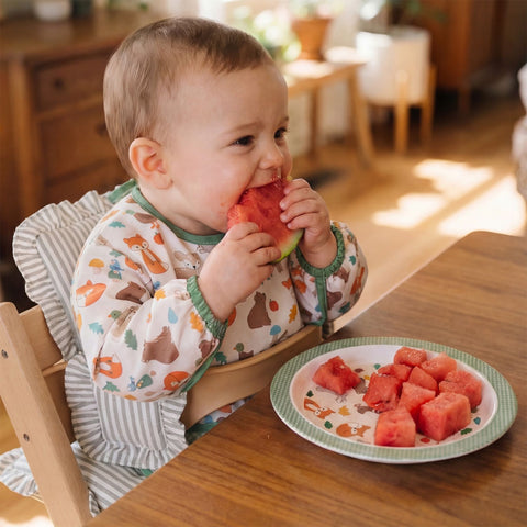 Itzy Ritzy Itzy Everywhere Bib - Woodland