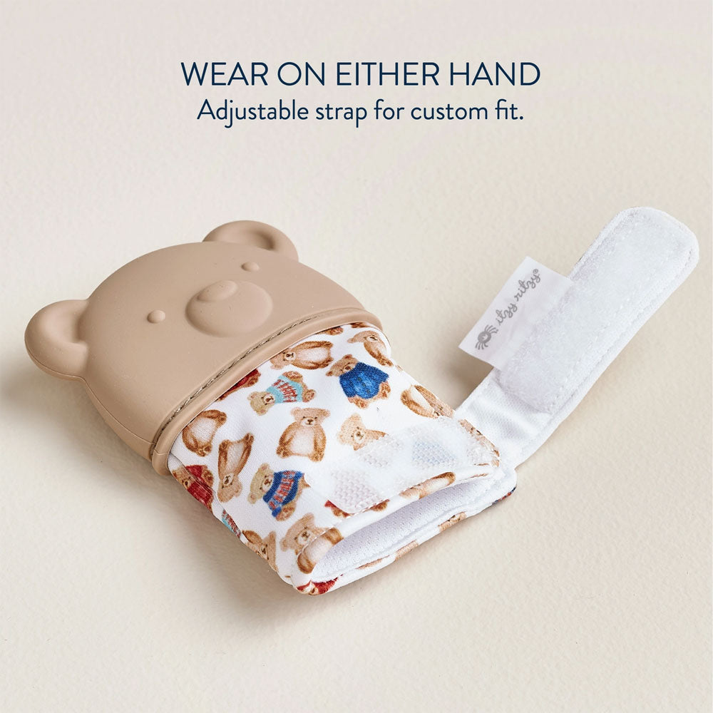 *Itzy Ritzy Itzy Mitt Teething Mitten - Vintage Bear