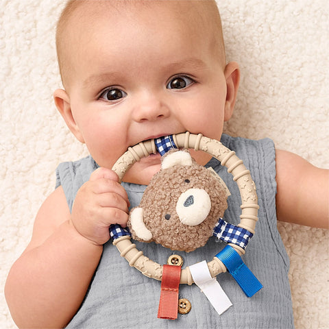 *Itzy Ritzy Itzy Ring Pal - Theo Bear
