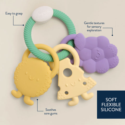 *Itzy Ritzy Itzy Trio Teether - Charcuterie