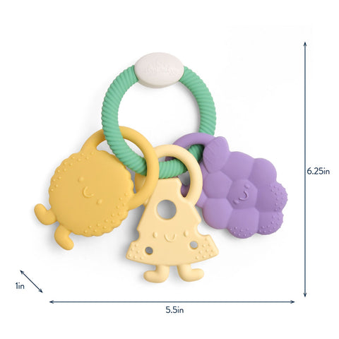 *Itzy Ritzy Itzy Trio Teether - Charcuterie