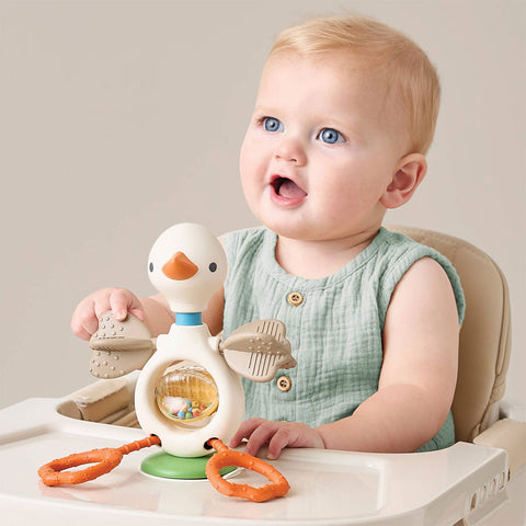 *Itzy Ritzy Itzy Twist & Bop High Chair Sensory Toy - Goose