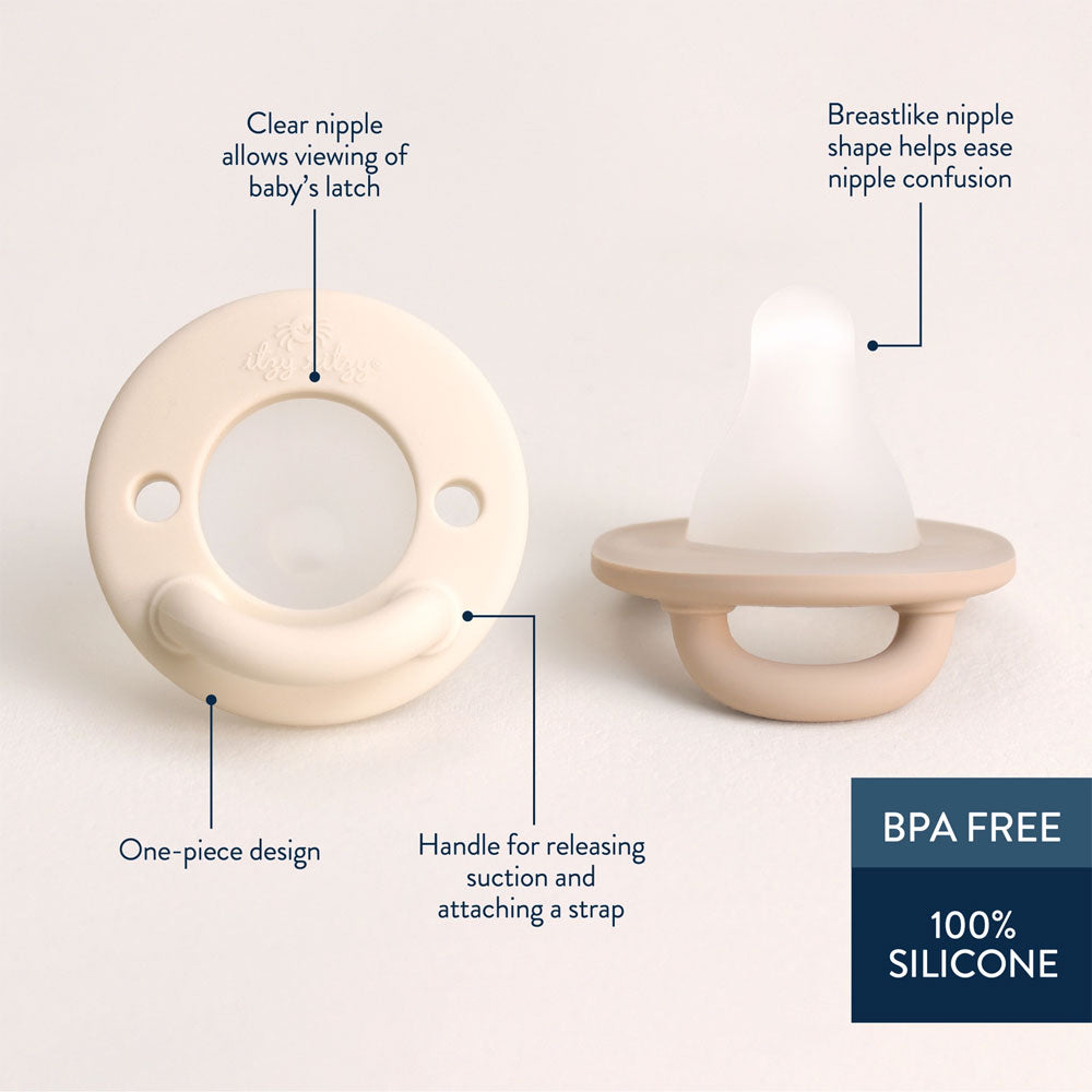 *Itzy Ritzy Latch & Soothe Breastlike Pacifier (2 Pack)