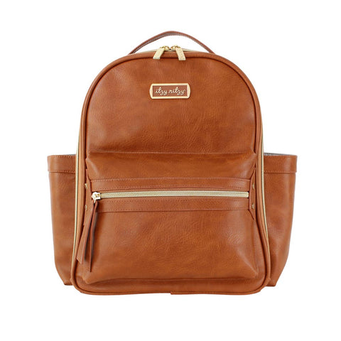 Cognac Itzy Ritzy Mini Backpack - Lagoon Baby + Toy Shoppe