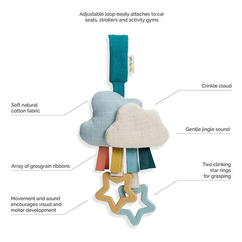 *Itzy Ritzy Bitzy Bespoke Ritzy Jingle Attachable Toy - Cloud
