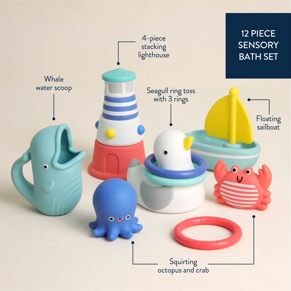 *Itzy Ritzy Seaside Splash Bath Toy Gift Set