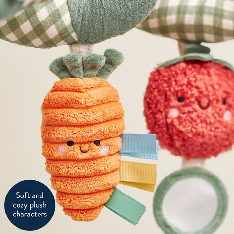 *Itzy Ritzy Bitzy Bespoke Car Seat Spiral Activity Toy - Veggies