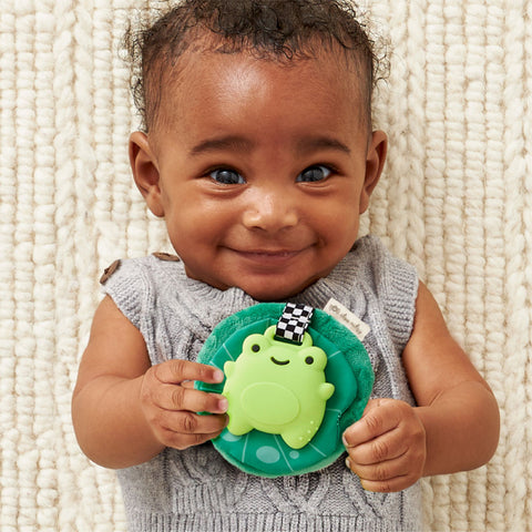 *Itzy Ritzy Sweetie Crinkle Sensory Teether - Freddie the Frog