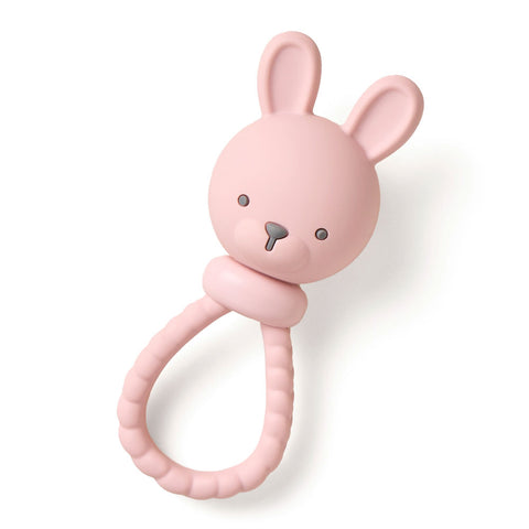 *Itzy RItzy Sweetie Rattle Silicone Teether - Bunny