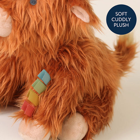 *Itzy Ritzy Sweetie Snuggles - Wyatt the Highland Cow 12"