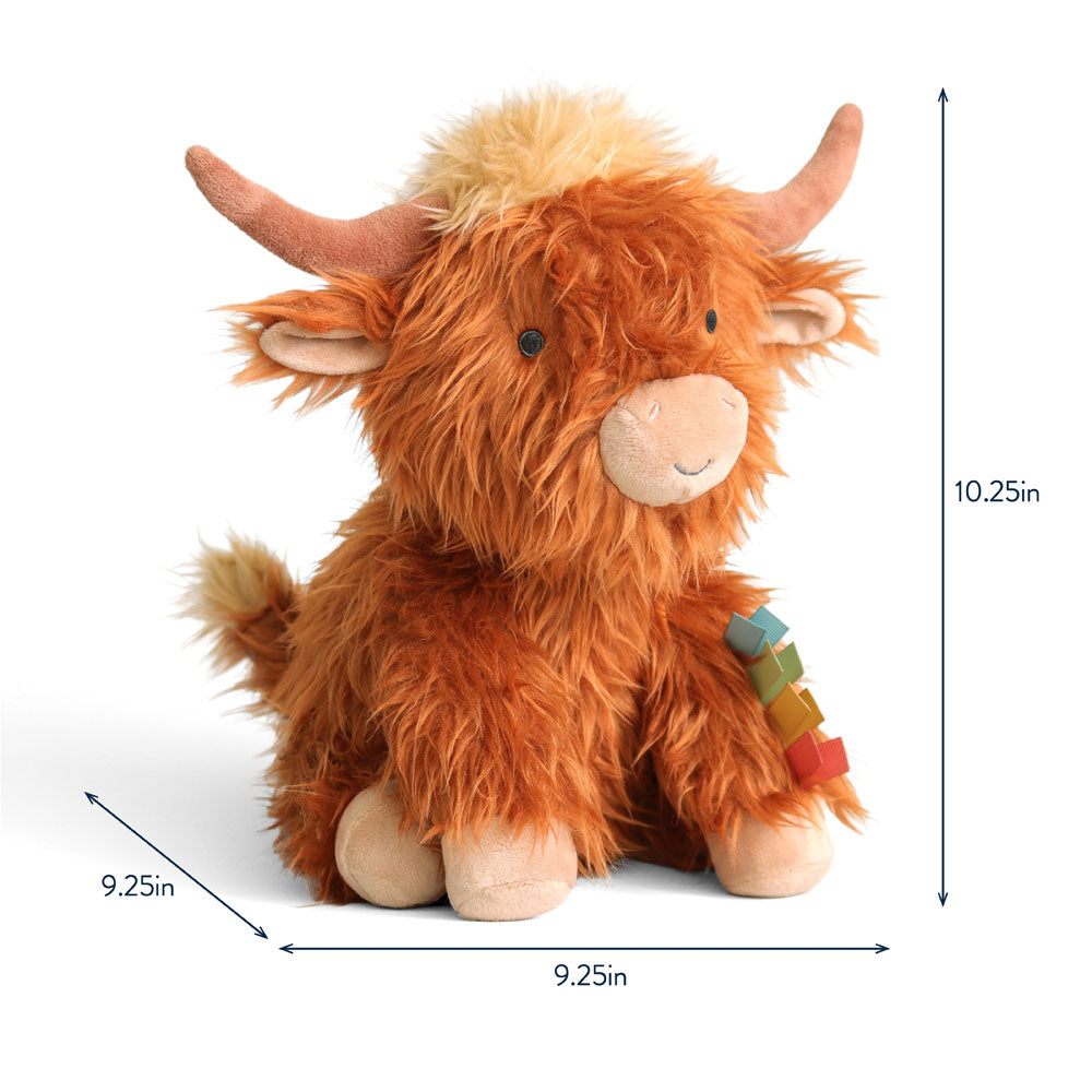 *Itzy Ritzy Sweetie Snuggles - Wyatt the Highland Cow 12"