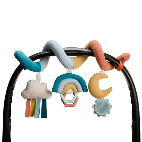 *Itzy Ritzy Bitzy Bespoke Car Seat Spiral Activity Toy - Rainbow