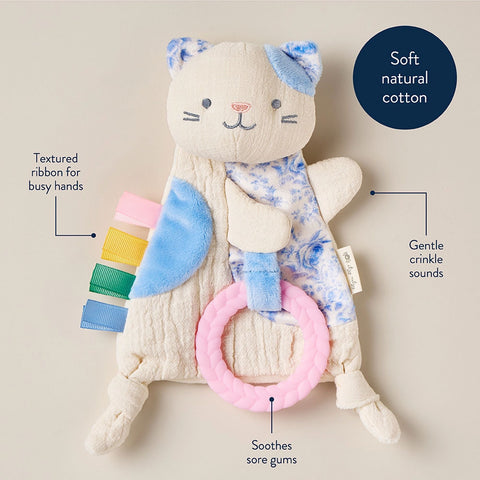 *Itzy Ritzy Bitzy Crinkle Toy & Teether - Kitty