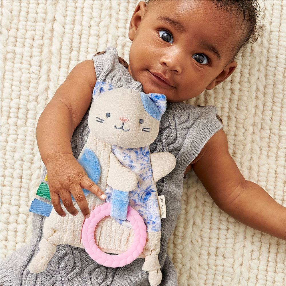 *Itzy Ritzy Bitzy Crinkle Toy & Teether - Kitty