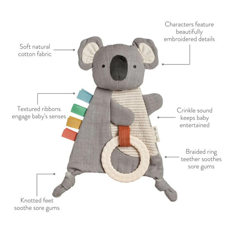 *Itzy Ritzy Bitzy Crinkle Toy & Teether - Koala