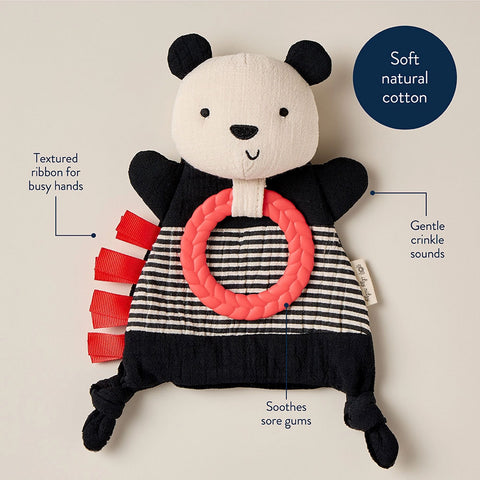 *Itzy Ritzy Bitzy Crinkle Toy & Teether - Panda