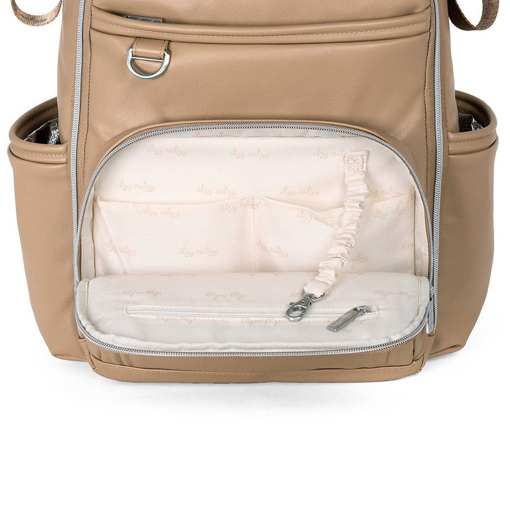 *Itzy Ritzy Boss Plus Large Diaper Bag Backpack - Chai Latte