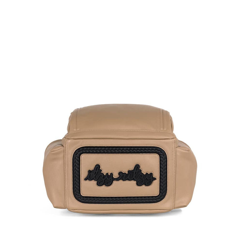 *Itzy Ritzy Boss Plus Large Diaper Bag Backpack - Chai Latte