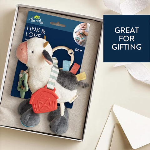 *Itzy Ritzy Link & Love Teething Activity Toy - Carmen the Cow