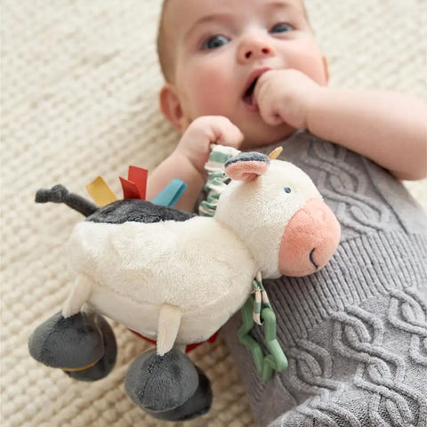 *Itzy Ritzy Link & Love Teething Activity Toy - Carmen the Cow