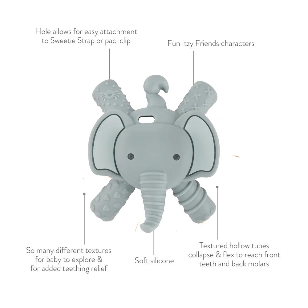 *Itzy Ritzy Molar Teether -  Emerson the Elephant