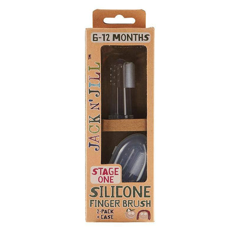 *Jack N' Jill Silicone Finger Brush - 2 Pack (6-12 months)