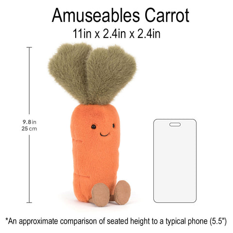 *Jellycat Amuseables Carrot - 11"