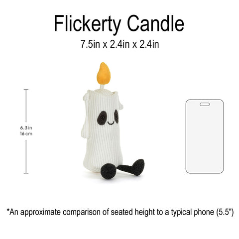 *Jellycat Amuseables Flickerty Candle - 7.5"