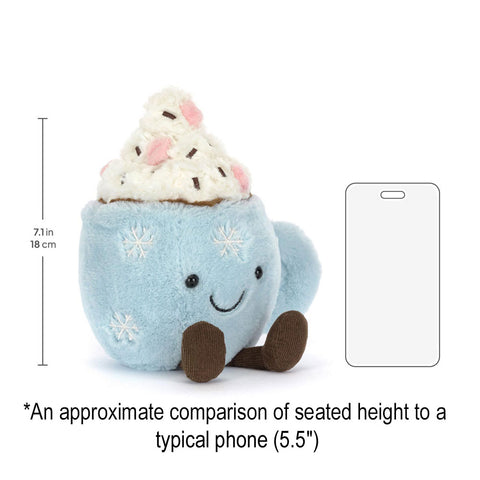*Jellycat Amuseables Hot Chocolate with Marshmallows - 8"