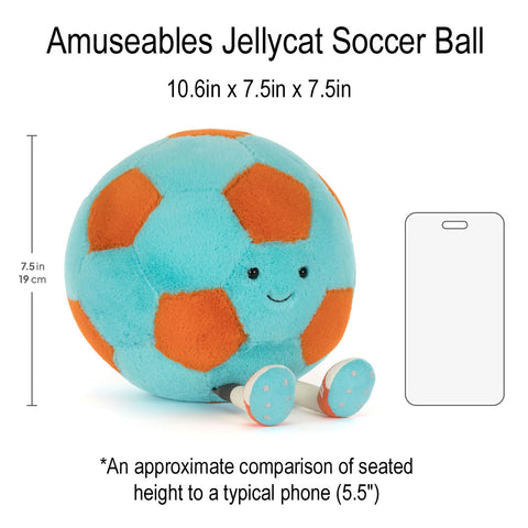 *Jellycat Amuseables Jellycat Soccer Ball - 11"
